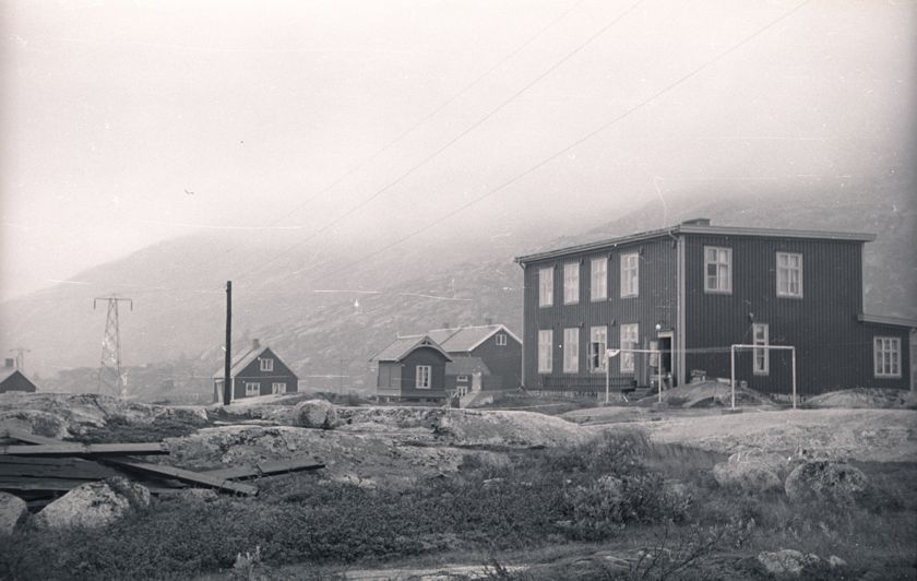 1959 Björnfjell, gare hôtel